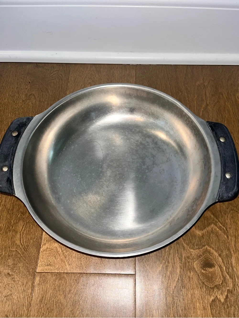 Vintage Revere Ware 10 Inch Copper Bottom Skillet: No Lid: Clinton ill -88
